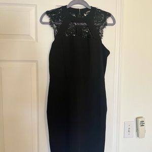 Express Black Lace Dress Size 8